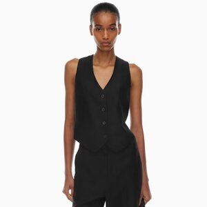 NWOT Babaton Deniro Linen Vest